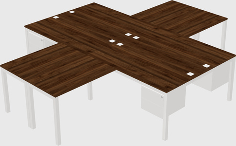 Quad desk