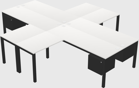 Quad desk