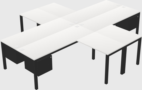Quad desk