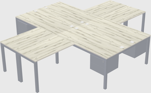 Quad desk