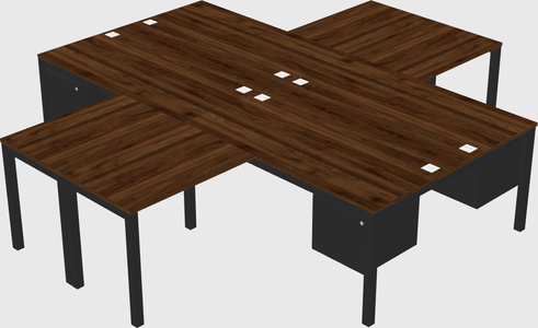 Quad desk