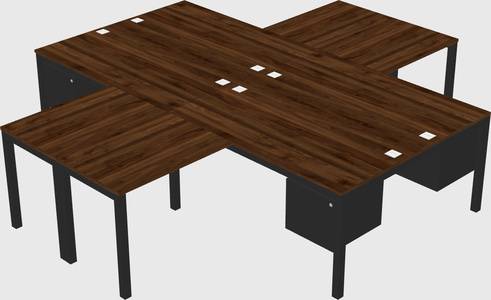 Quad desk