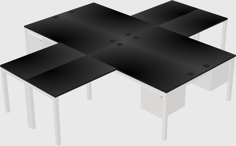 Quad desk