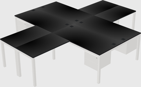 Quad desk