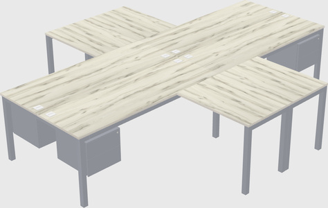 Quad desk