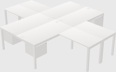 Quad desk