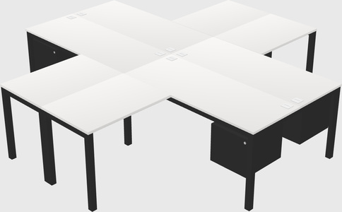Quad desk
