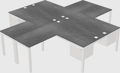 Quad desk
