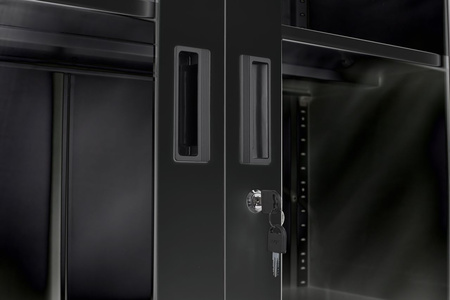 Metal storage cabinet