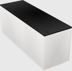 Storage cabinet credenza
