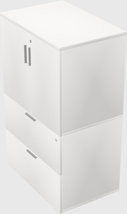 Lateral file + storage cabinet