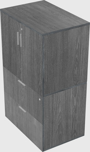 Lateral file + storage cabinet