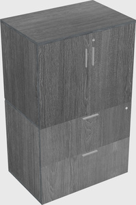 Lateral File + Storage Cabinet