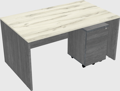 Rectangular desk