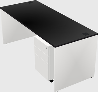 Rectangular desk