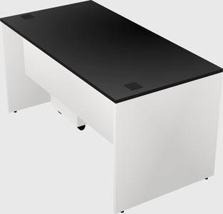 Rectangular desk