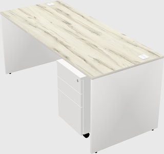 Rectangular desk