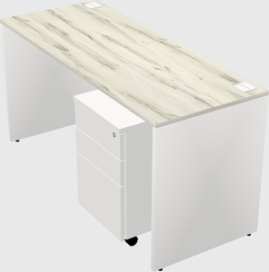 Rectangular desk