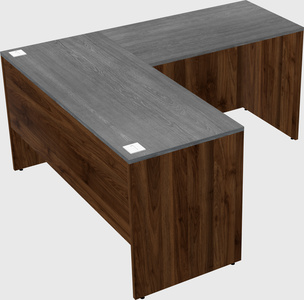 Mesa de escritório em forma de l