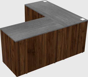 Mesa de escritório em forma de l