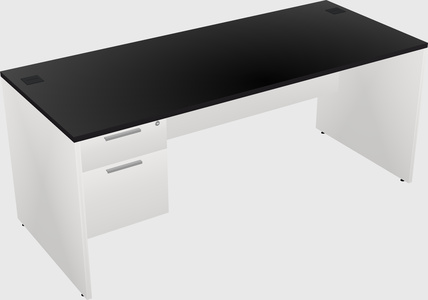Rectangular desk