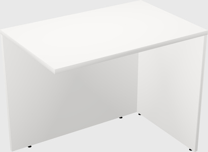 Desk return - wooden base
