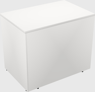 Desk return - wooden base