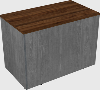 Desk return - wooden base