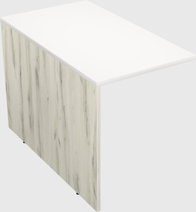 Wooden desk bridge