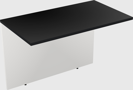 Wooden desk bridge