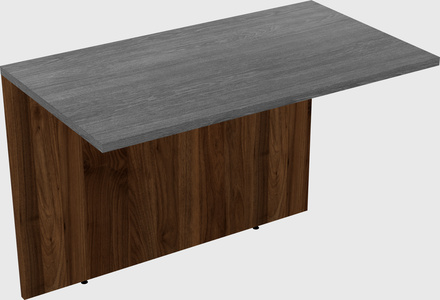 Wooden desk bridge