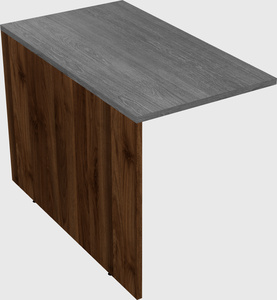 Wooden desk bridge