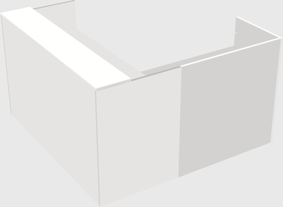 L-shaped modular reception
