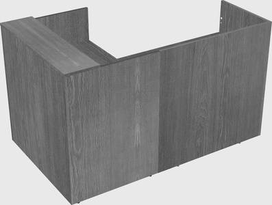 L-shaped modular reception