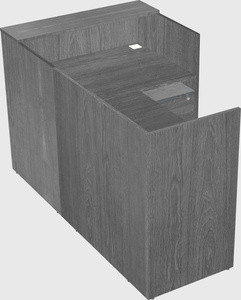 L-shaped modular reception