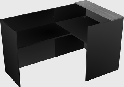 L-shaped modular reception
