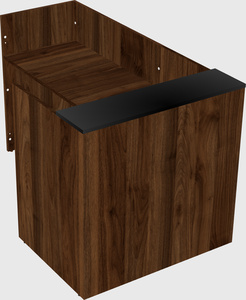 L-shaped modular reception