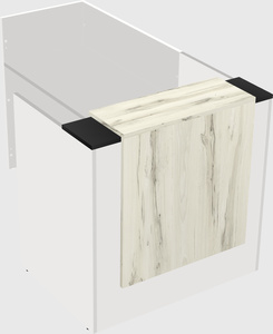 L-shaped modular reception