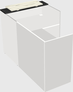 L-shaped modular reception