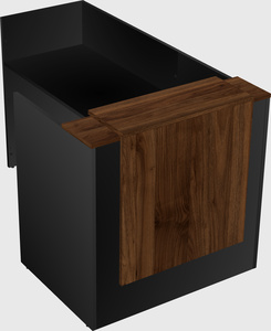 L-shaped modular reception
