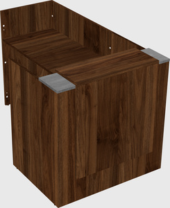 L-shaped modular reception