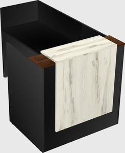 L-shaped modular reception