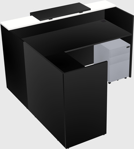 L-shaped modular reception