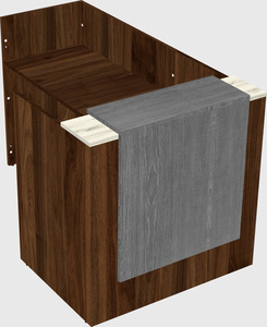 L-shaped modular reception