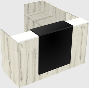 Recepción modular en forma de l