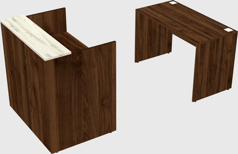 Modular reception desk