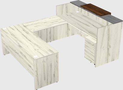 Modular reception desk