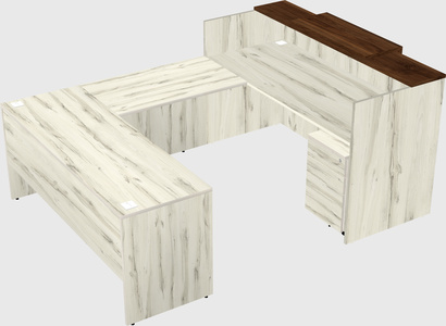 Modular reception desk