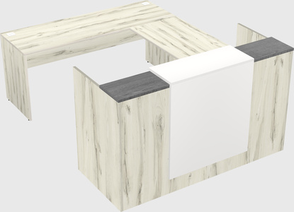 Modular reception desk