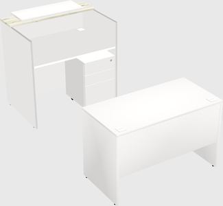 Modular reception desk